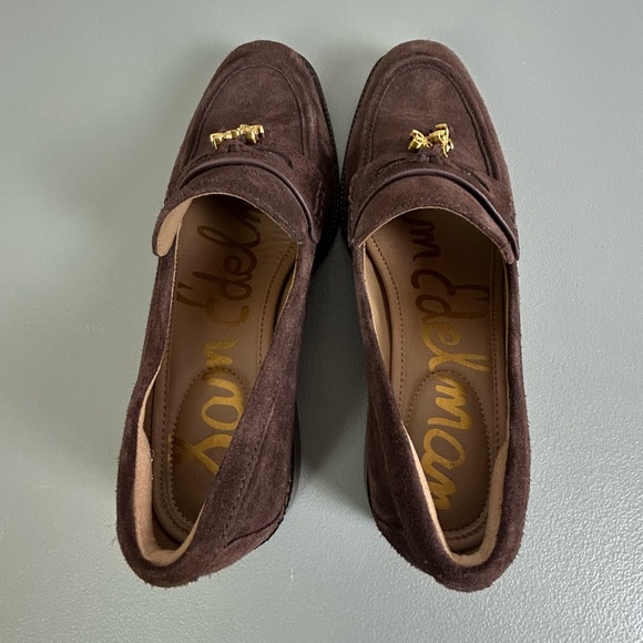 Sam Edelman women’s Brown Suede Loafers size 8M - Picture 4 of 8